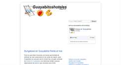 Desktop Screenshot of guayabitoshoteles.blogspot.com