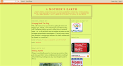 Desktop Screenshot of amothersearth.blogspot.com