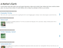 Tablet Screenshot of amothersearth.blogspot.com