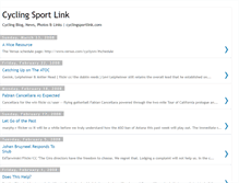 Tablet Screenshot of cyclingsportlink.blogspot.com