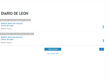 Tablet Screenshot of diario-de-leon.blogspot.com