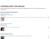 Tablet Screenshot of confabulandoconorigamigracilene.blogspot.com