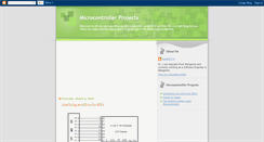 Desktop Screenshot of microcontrollerprojects.blogspot.com