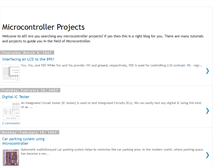 Tablet Screenshot of microcontrollerprojects.blogspot.com