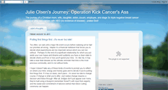 Desktop Screenshot of julieolsensjourney.blogspot.com