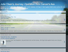 Tablet Screenshot of julieolsensjourney.blogspot.com
