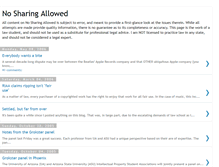 Tablet Screenshot of nosharing.blogspot.com