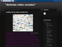 Tablet Screenshot of diferentesredessociales.blogspot.com