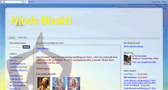 Desktop Screenshot of hindubhakti.blogspot.com