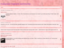 Tablet Screenshot of malaysianhijaberscommunity.blogspot.com