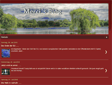 Tablet Screenshot of mercisblog.blogspot.com
