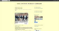 Desktop Screenshot of leecountypubliclibrary.blogspot.com