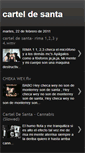 Mobile Screenshot of musica-de-cartel-de-santa.blogspot.com