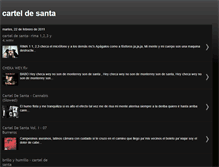 Tablet Screenshot of musica-de-cartel-de-santa.blogspot.com