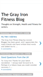 Mobile Screenshot of grayironfitnessblog.blogspot.com