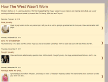 Tablet Screenshot of howthewestwasntworn.blogspot.com