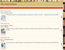 Tablet Screenshot of my--impressions.blogspot.com