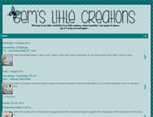 Tablet Screenshot of gemslittlecreations.blogspot.com