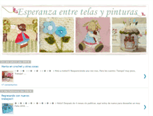 Tablet Screenshot of esperanzaentretelasypinturas.blogspot.com