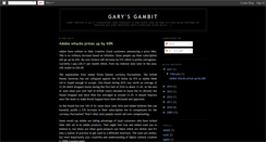 Desktop Screenshot of garysgambit.blogspot.com