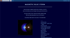 Desktop Screenshot of magneticbluestorm.blogspot.com