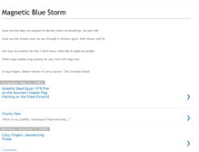 Tablet Screenshot of magneticbluestorm.blogspot.com