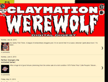 Tablet Screenshot of claymationwerewolf.blogspot.com