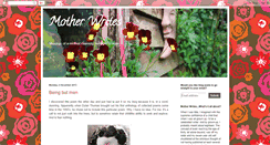 Desktop Screenshot of motherwrites.blogspot.com