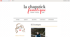 Desktop Screenshot of lachapstickfanatique.blogspot.com