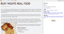 Desktop Screenshot of busynightsrealfood.blogspot.com