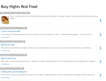 Tablet Screenshot of busynightsrealfood.blogspot.com