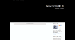 Desktop Screenshot of d-mademoiselle.blogspot.com
