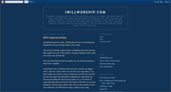Desktop Screenshot of iwillworship.blogspot.com
