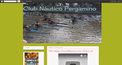 Desktop Screenshot of clubnauticopergamino.blogspot.com