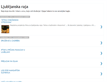 Tablet Screenshot of ljubljanskaraja.blogspot.com