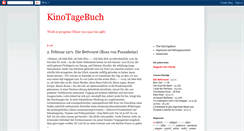 Desktop Screenshot of kinotagebuch.blogspot.com
