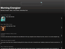 Tablet Screenshot of morningenergizer.blogspot.com