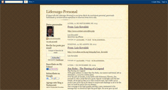 Desktop Screenshot of liderazgoycrecimiento.blogspot.com