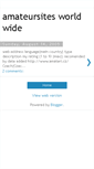 Mobile Screenshot of amateursites.blogspot.com