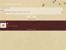 Tablet Screenshot of ieatsnowmanpoop.blogspot.com