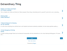 Tablet Screenshot of extraordinary-thing.blogspot.com