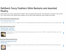 Tablet Screenshot of dahlbeckfancyfeathers.blogspot.com