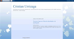 Desktop Screenshot of cristianurrizaga.blogspot.com