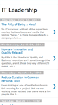 Mobile Screenshot of itleader.blogspot.com