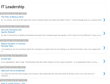 Tablet Screenshot of itleader.blogspot.com