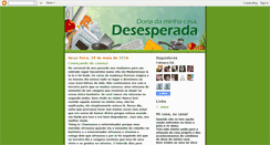 Desktop Screenshot of donadaminhacasadesesperada.blogspot.com