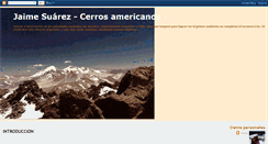 Desktop Screenshot of cerrosamericanos.blogspot.com