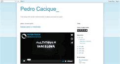 Desktop Screenshot of pedrocacique.blogspot.com