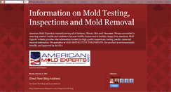 Desktop Screenshot of americanmoldexperts.blogspot.com