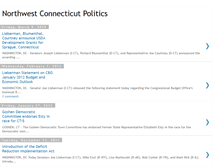 Tablet Screenshot of northwestctpolitics.blogspot.com